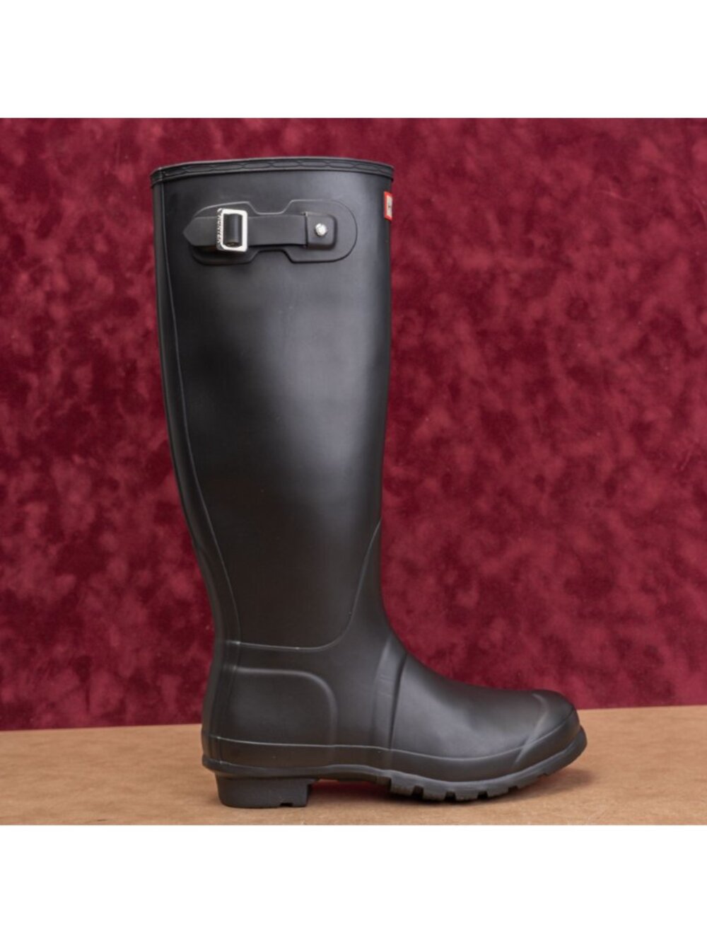 Hunter Wmn Original Tall Black Festival Wellies Rubber Rain Boots 8US EUR39 - Picture 5 of 9